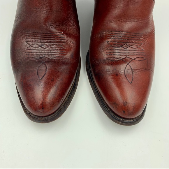 Men’s Vintage Oxblood Frye Boots - Picture 5 of 10